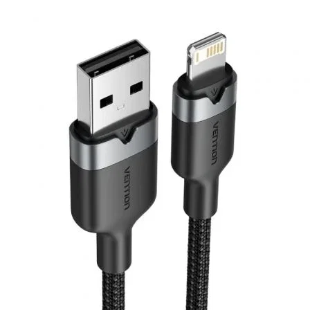 Vention Cable USB Lightning LANBF Macho a Lightning 480Mbps 1m Negro Vention Cable USB Lightning LANBF Macho a Lightning 480Mbps 1m Negro